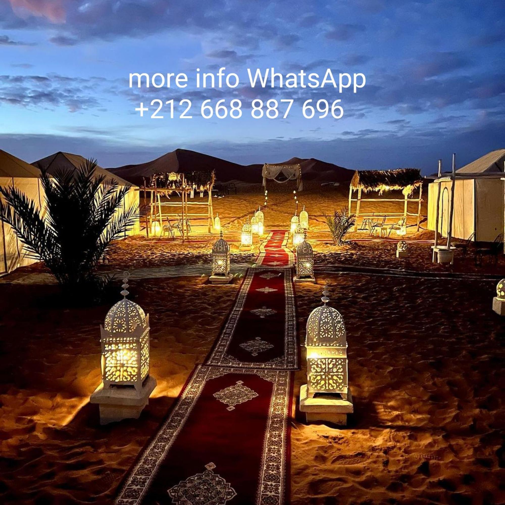 Ahlam Luxury Camp Hotell Merzouga Exteriör bild
